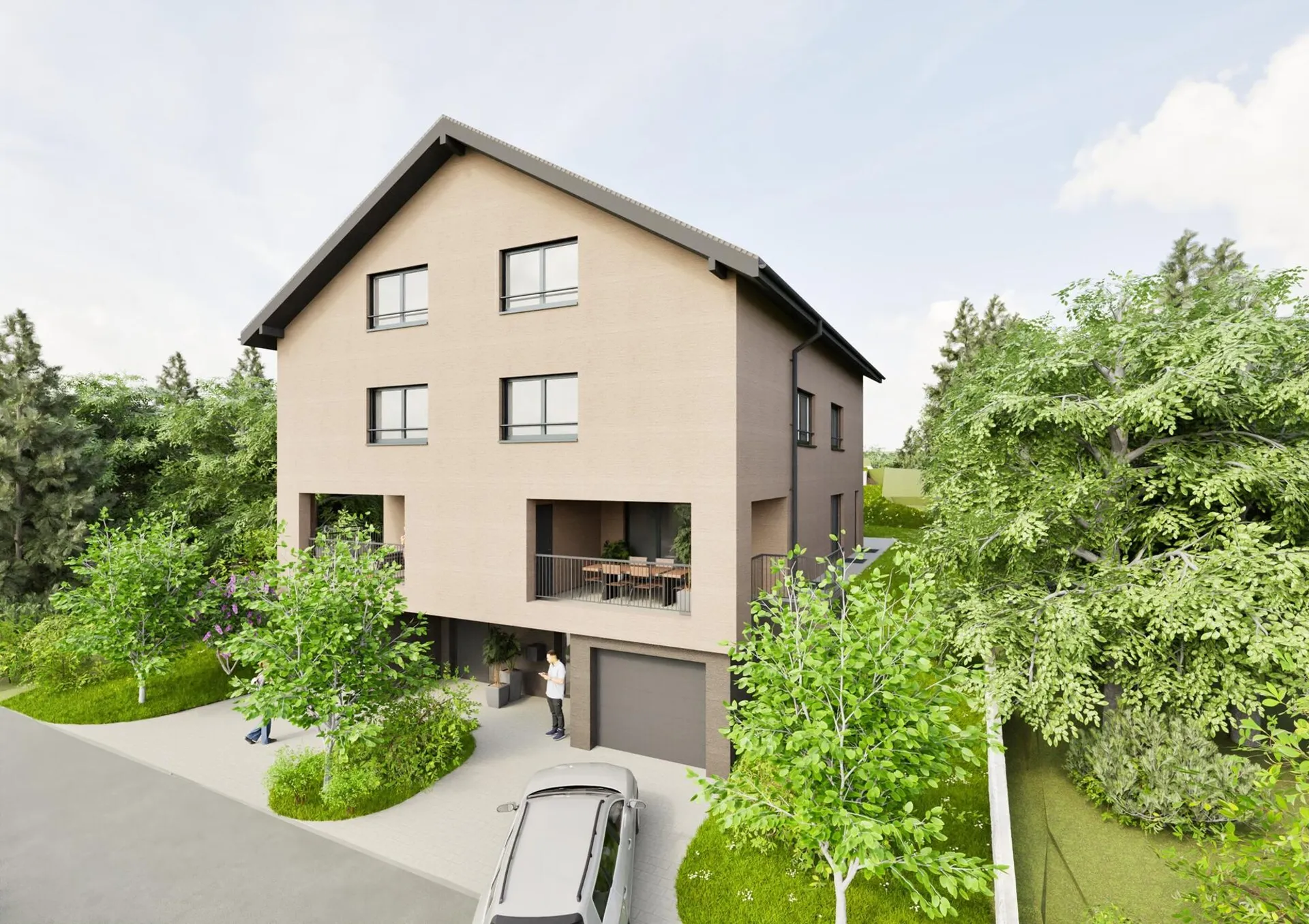 Neubau Umiken - Doppeleinfamilienhaus