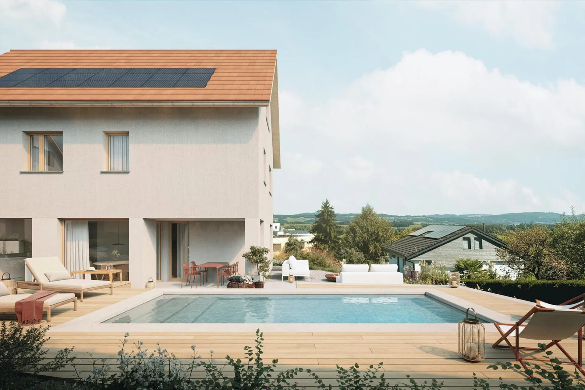 Freistehendes 6.5 Zi-Einfamilienhaus / ÜBERBAUUNG LOTTA / in Boswil, Haus E