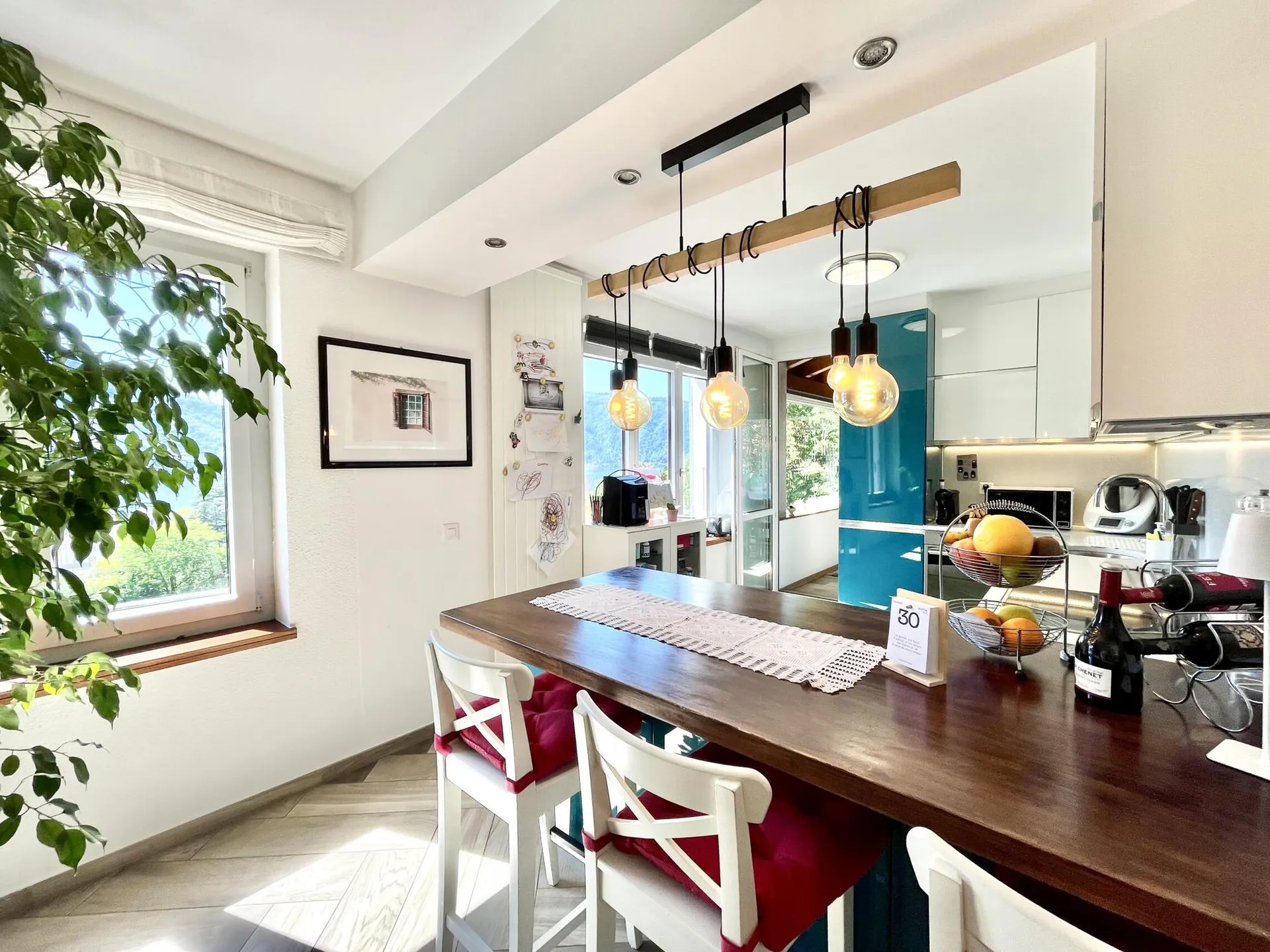 GRAZIOSA CASA BIFAMILIARE 6.5 LOCALI VISTA LAGO A MAROGGIA
