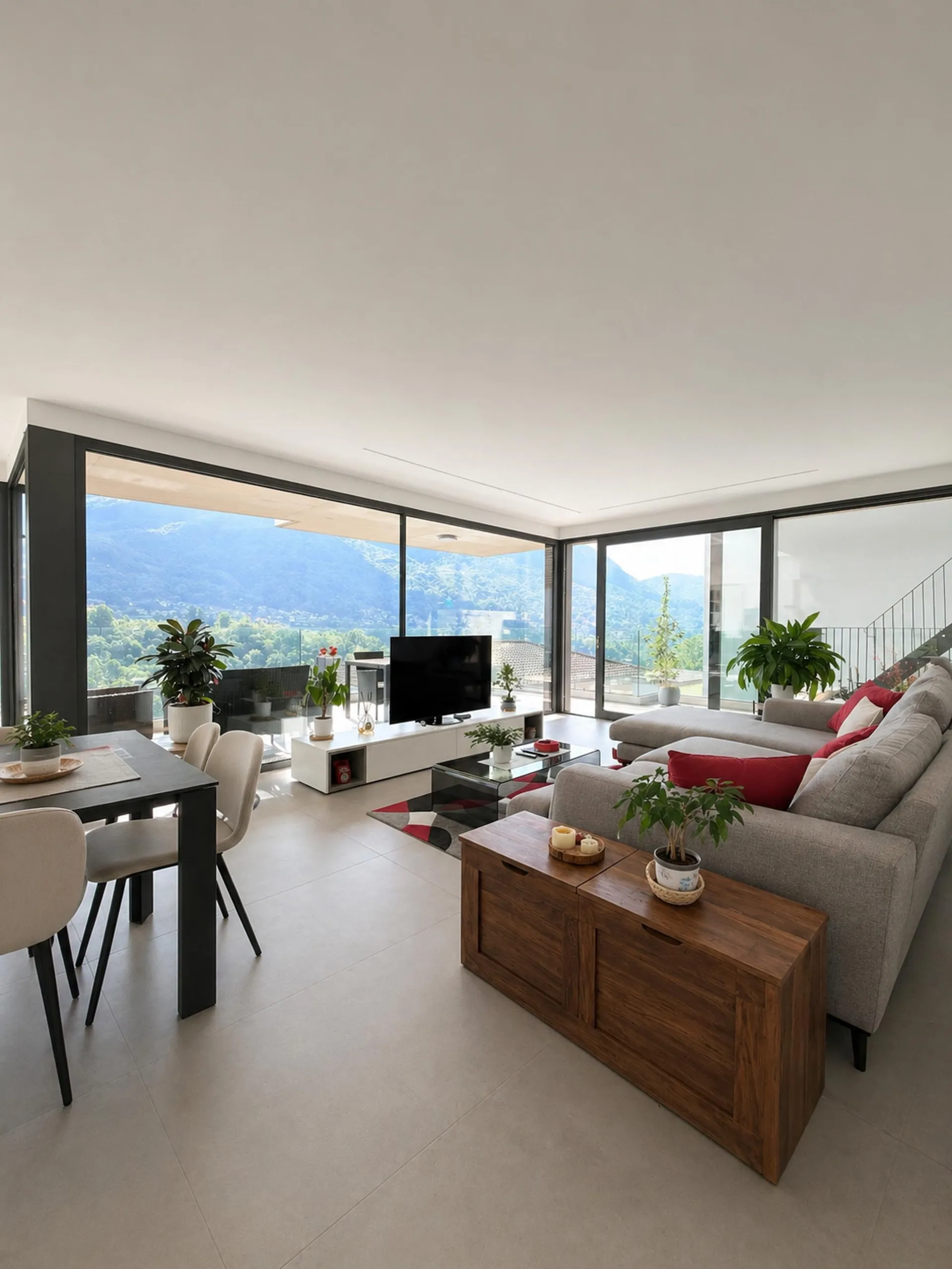 Elegante Casa Bifamiliare – Moderna, Silenziosa e con Vista sulle Montagne