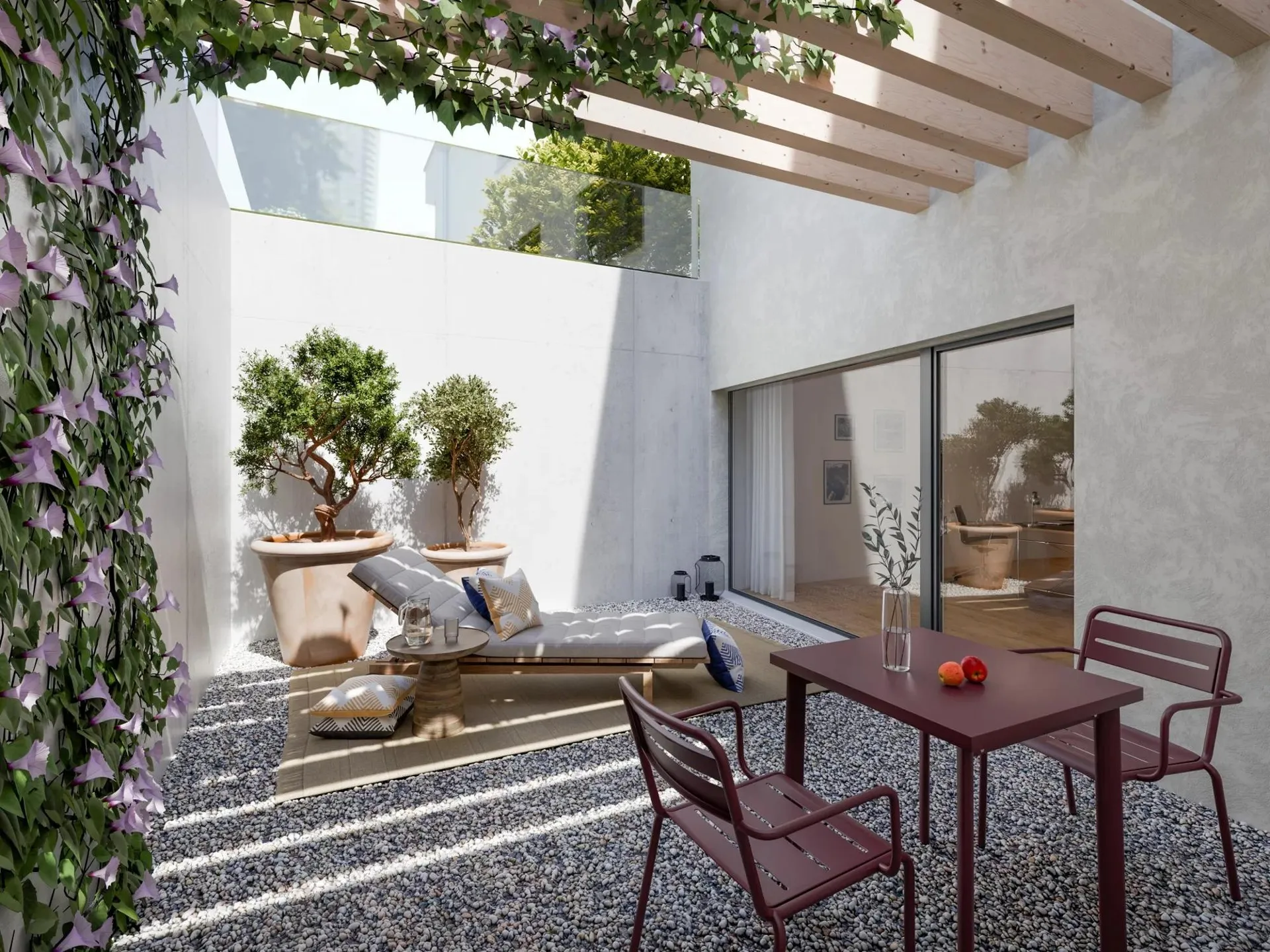 Les Capites - Appartement de 5,5 pièces avec jardin