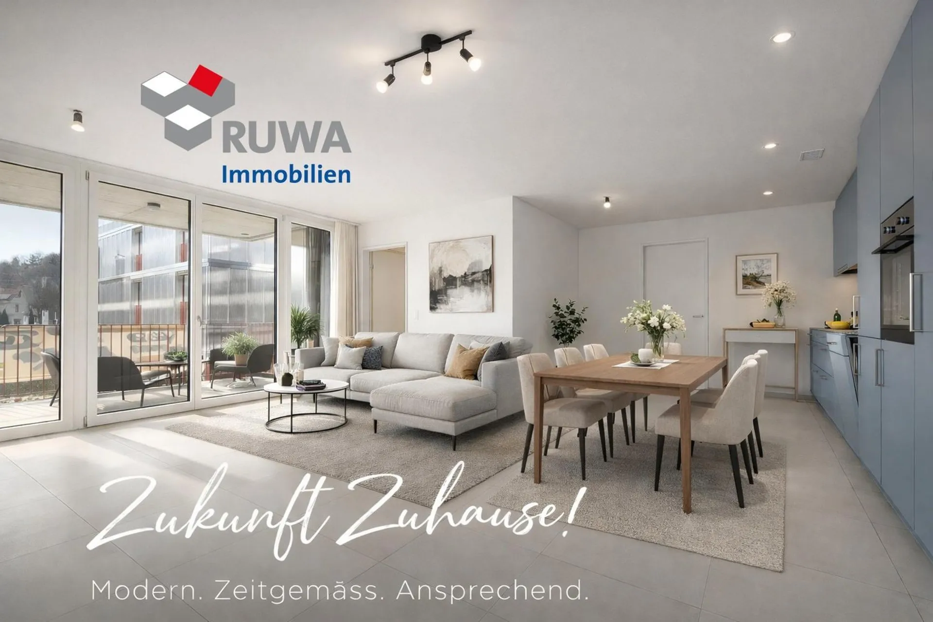 Votre nouvelle appartement en propriété de 3½ pièces avec ascenseur, air et vue imprenable...