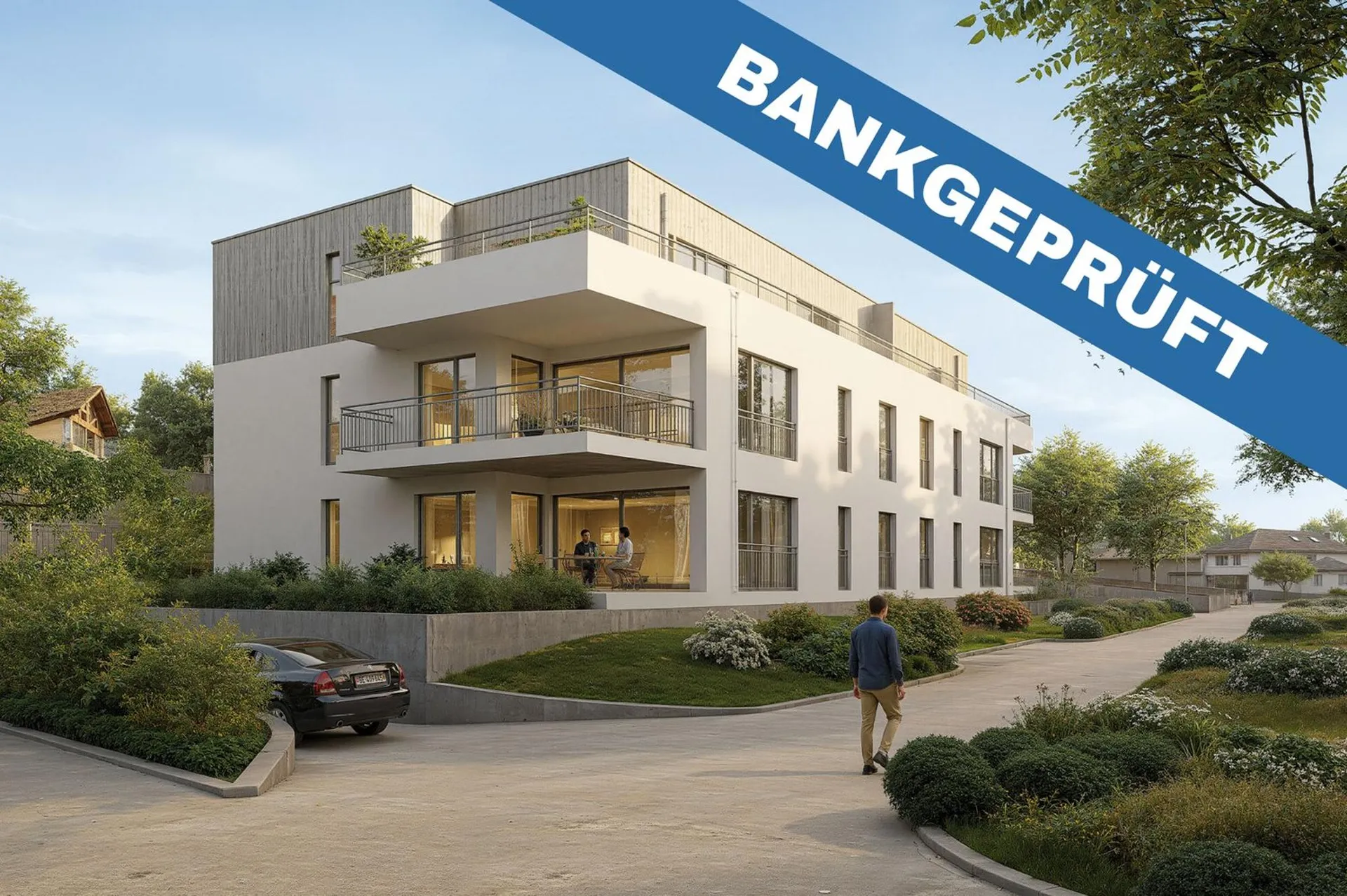 Moderne 3.5-Zimmer-Attikawohnung in ruhiger Lage von Rohrbach
