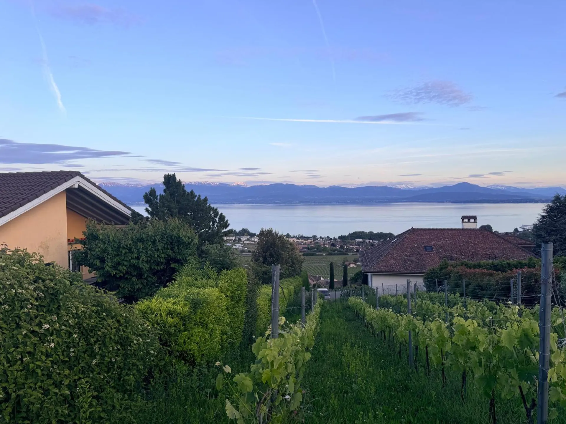 Appartement avec vue panoramique sur le lac et extension prévue