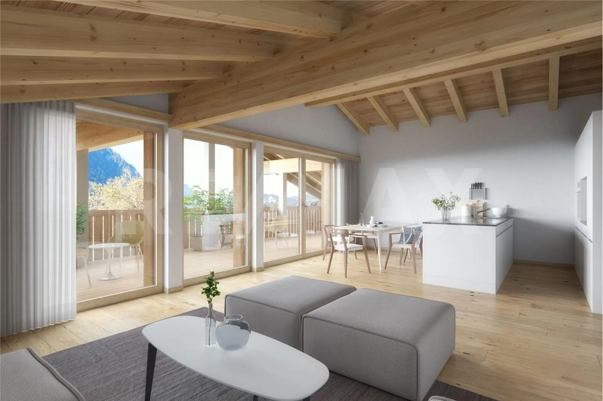 Hoher Wohnkomfort dank energieeffizientem Neubau: 4½-Zimmer-Dachwohnung B9 im Dachgeschoss