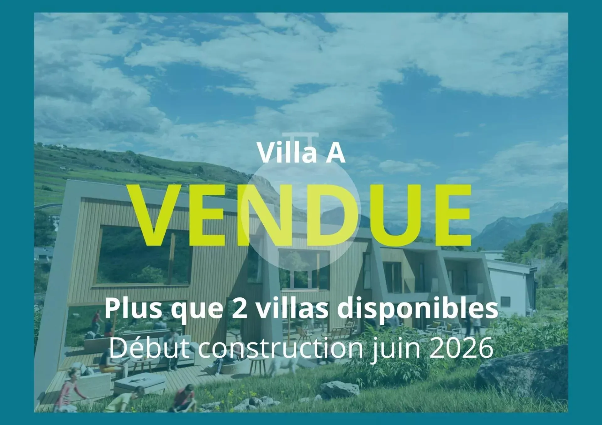 Opportunité rare : villa mitoyenne neuve à vendre au centre-ville de Sion
