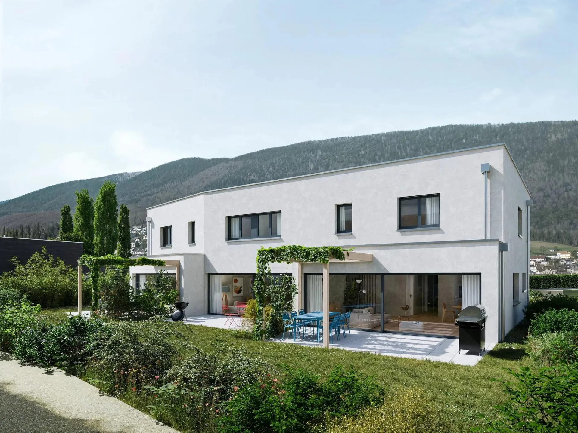 Les Capites - Duplex de 4.5 pièces avec jardin