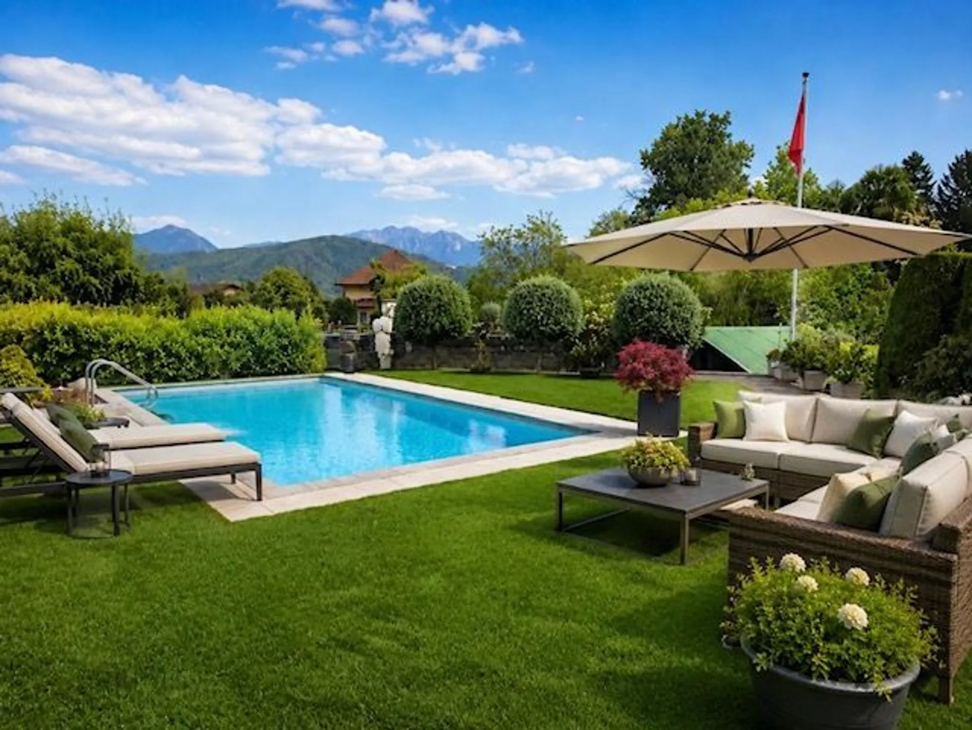 Esclusiva Villa con Piscina e Giardino nel Cuore Verde di Lugano - Pura