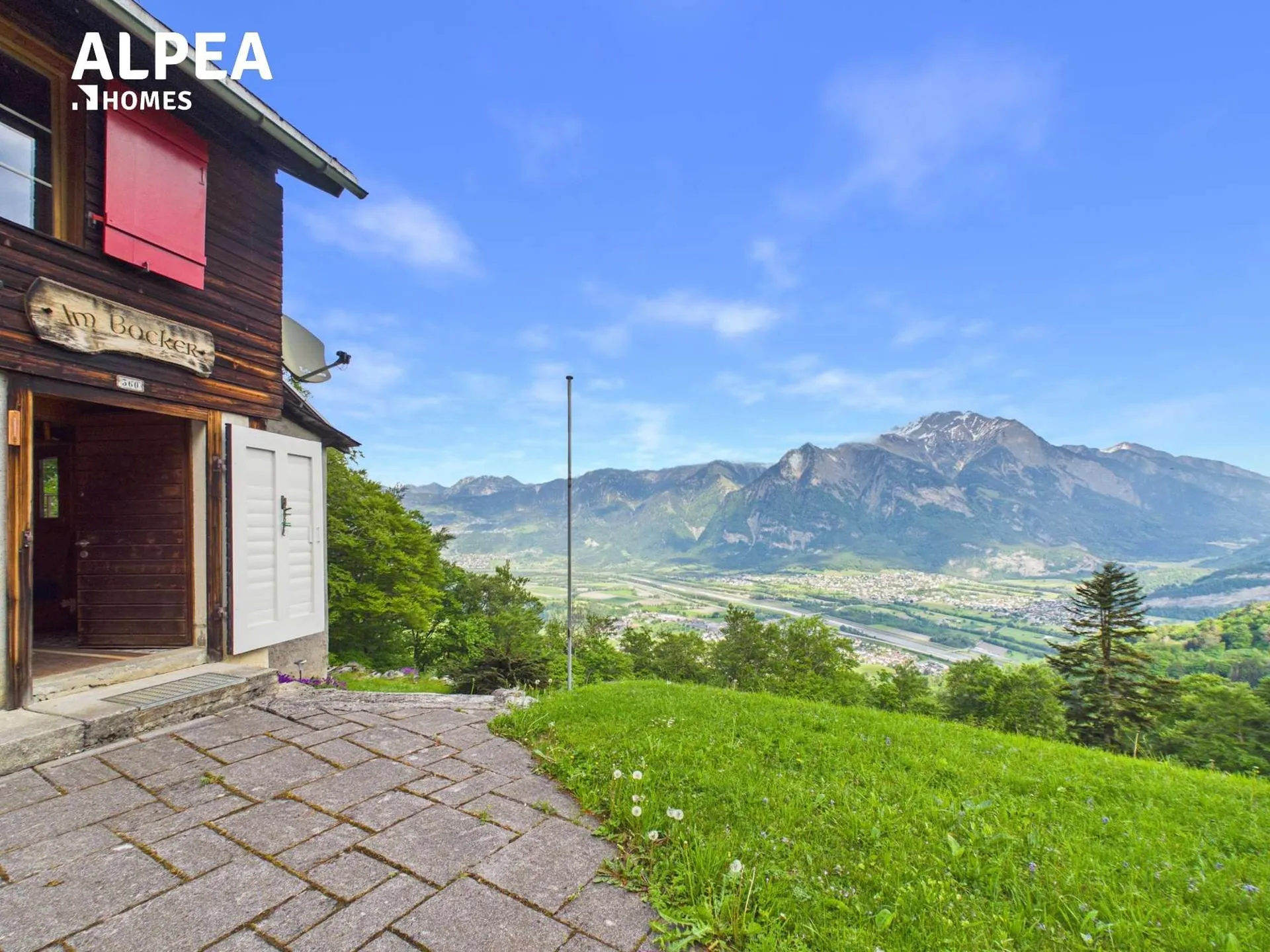 Chalet-Chic mit Bergpanorama