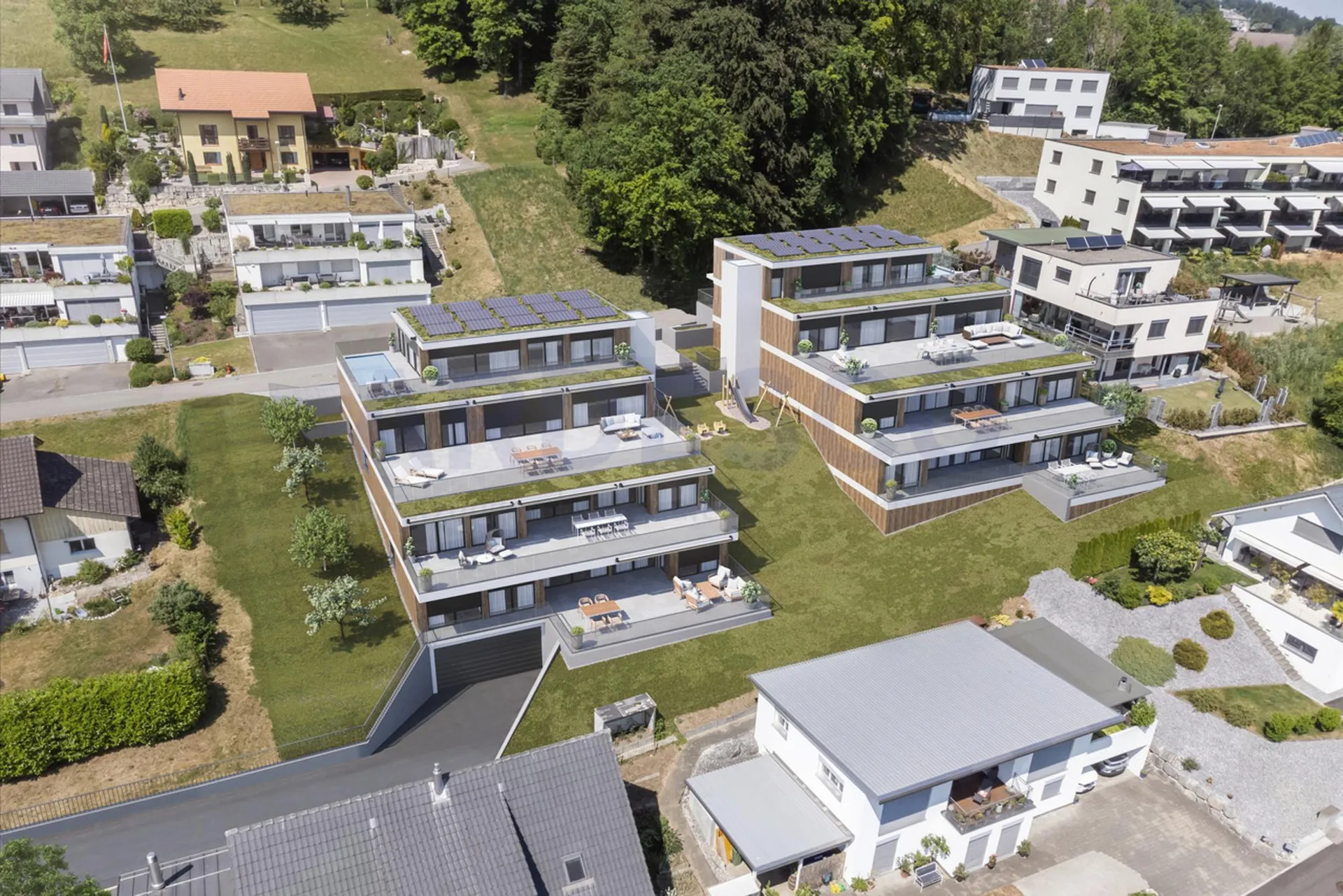 Panoramic view Egerkingen - exclusive living with a view of the Alps!