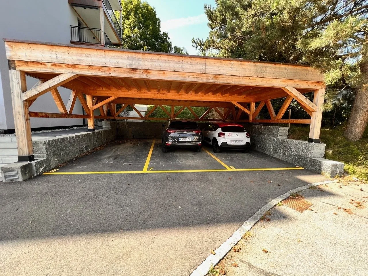 Places de parc extérieures