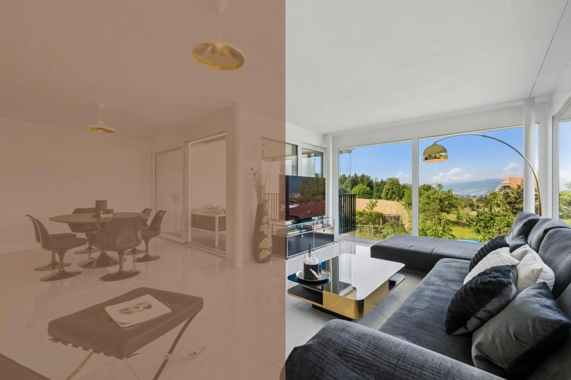 Stilvolle Etagenwohnung mit sonnigem Balkon und Weitblick