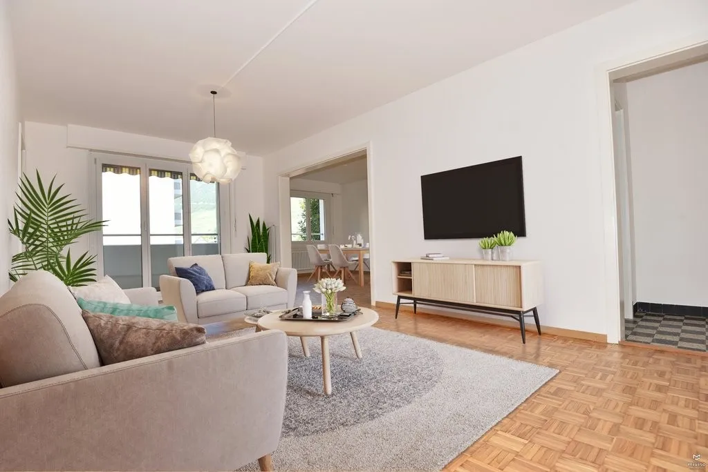 Bel appartement avec balcon et cave, à deux pas des commodités