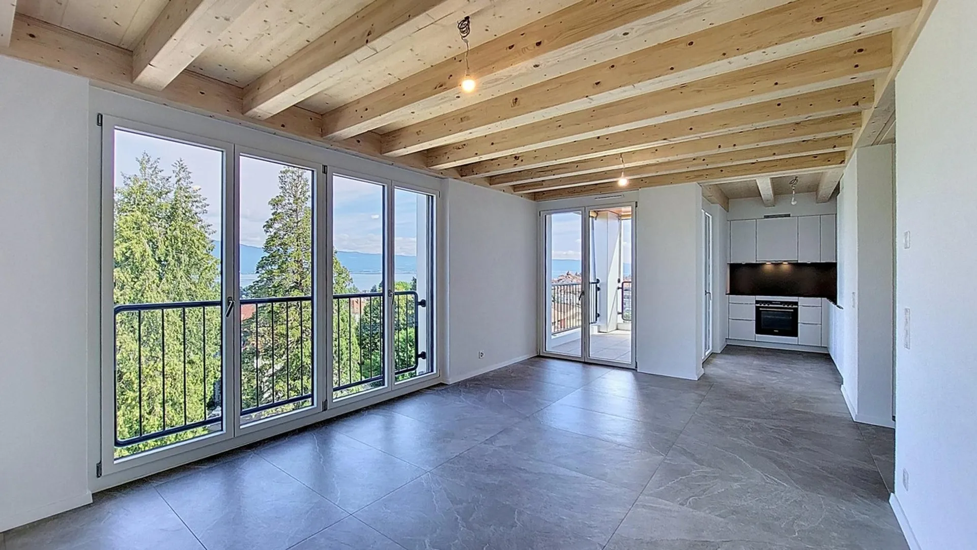 Appartement 3.5 p. avec magnifique vue sur le lac à Estavayer-le-Lac