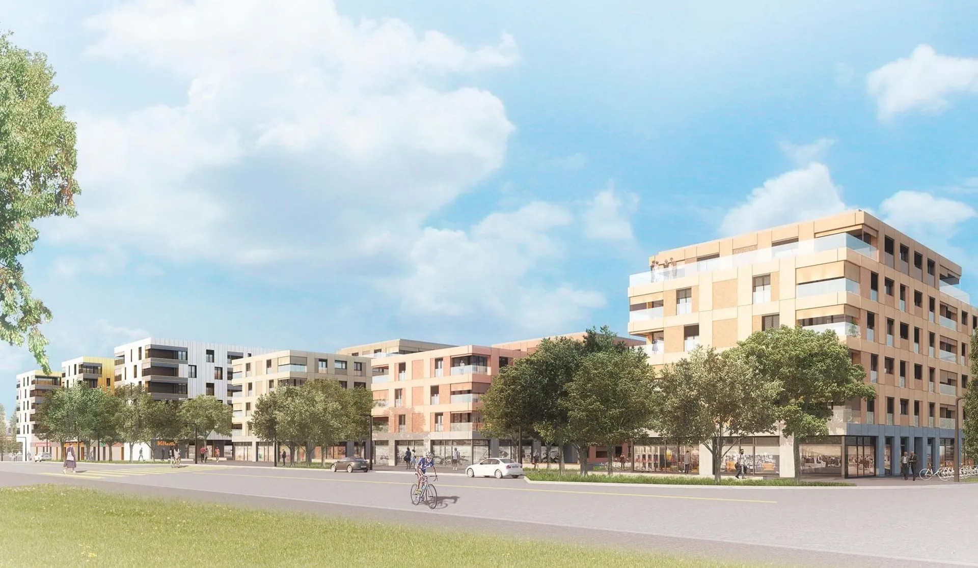 Logement dans récent quartier situé au coeur de la ville d'Orbe