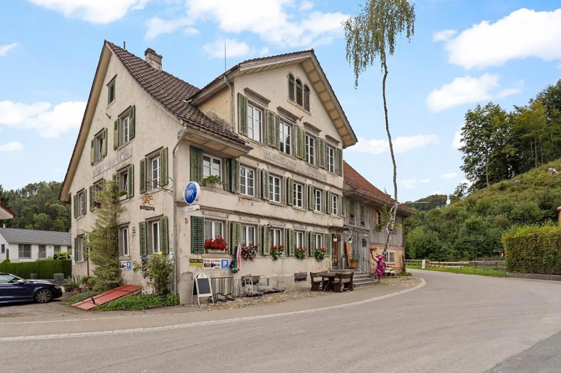 À rénover ! Maison d'habitation avec restaurant Löwen