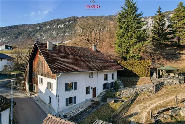 Grosses 8-Zimmer-Bauernhaus mit Gartenidylle und viel Potenzial