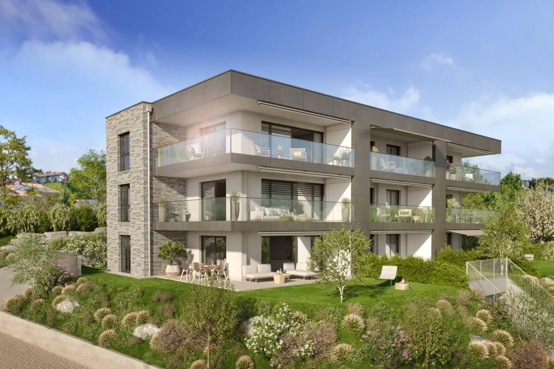 Appartements 4,5 pièces au centre du village