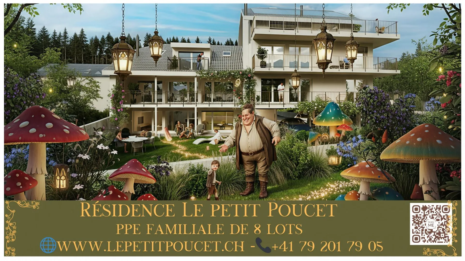 Bel appartement cosy de 2.5 pièces 66 m² avec spacieux balcon