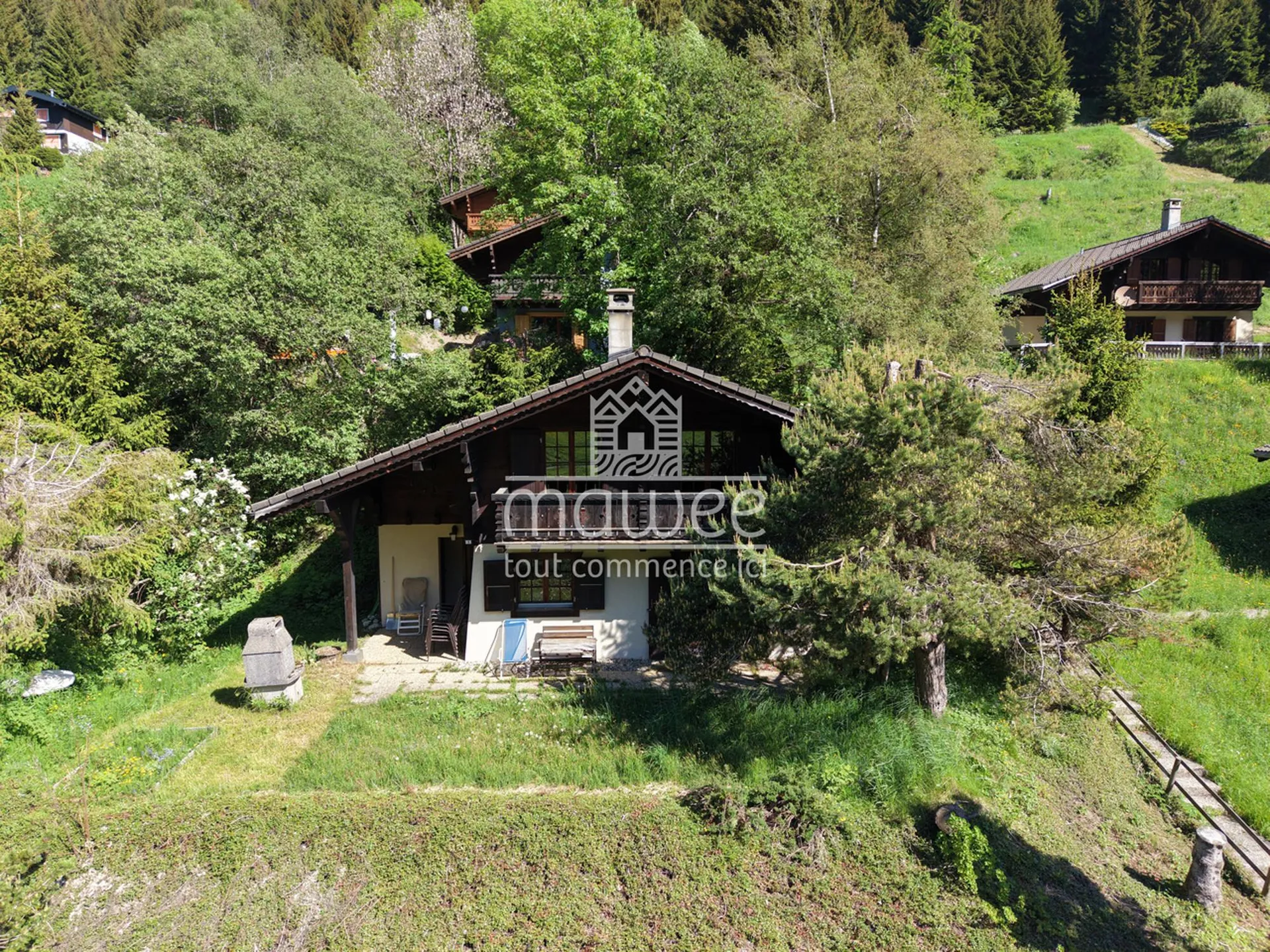 Charmant chalet de 4.5 pièces, idéal en résidence secondaire.