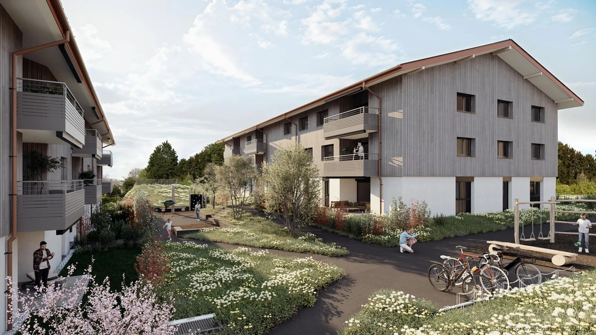 Appartements neufs de 3,5 pièces dans un village calme