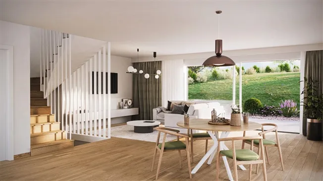 Aurora Villa A – Prächtige 6-Zimmer-Doppelhaushälfte mit Garten