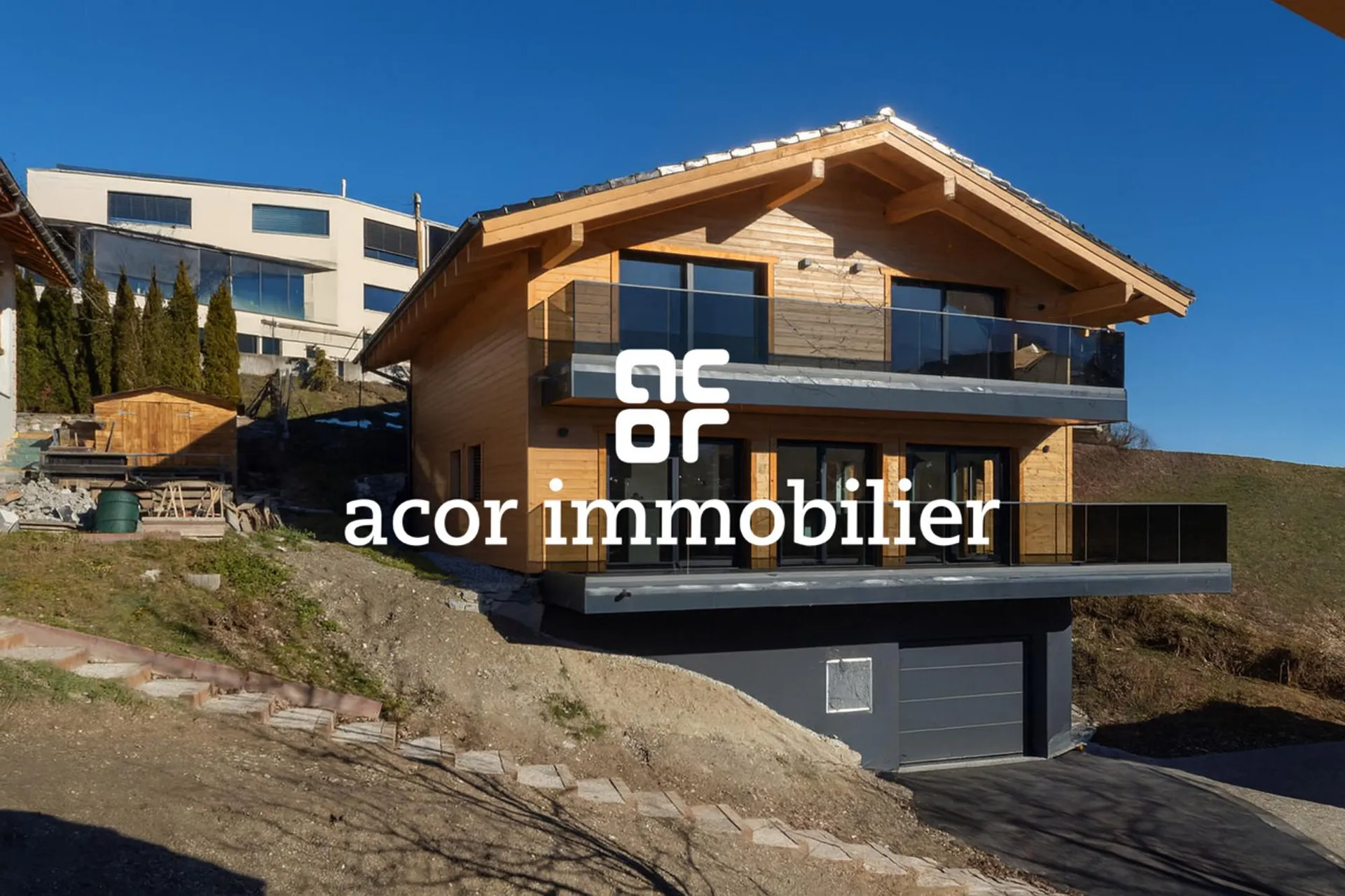Chalet 5,5 Zimmer von hoher Qualität in Lens - außergewöhnliche Aussicht
