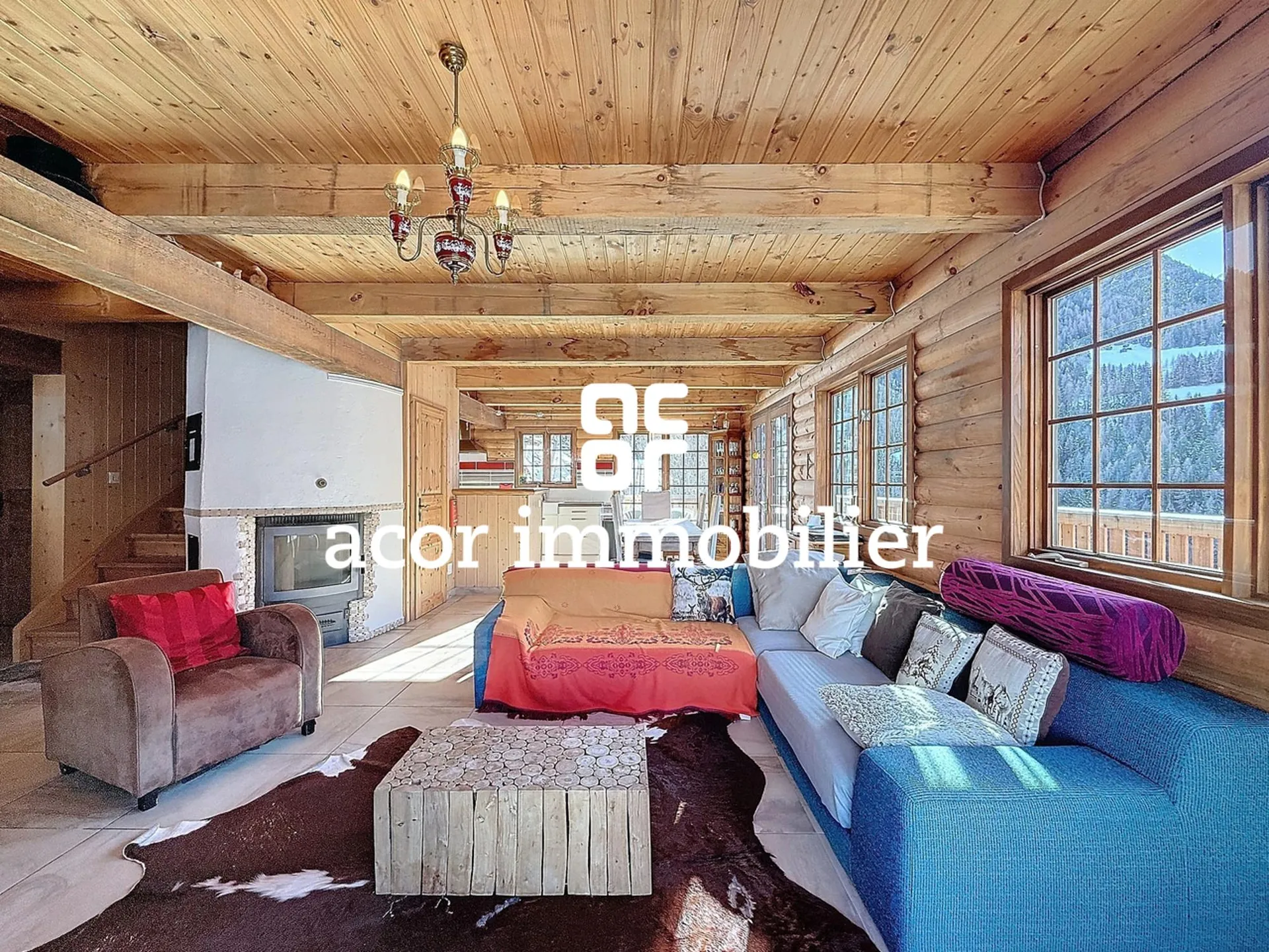 Canadian Chalet in Val d'Anniviers - In the heart of the ski resorts