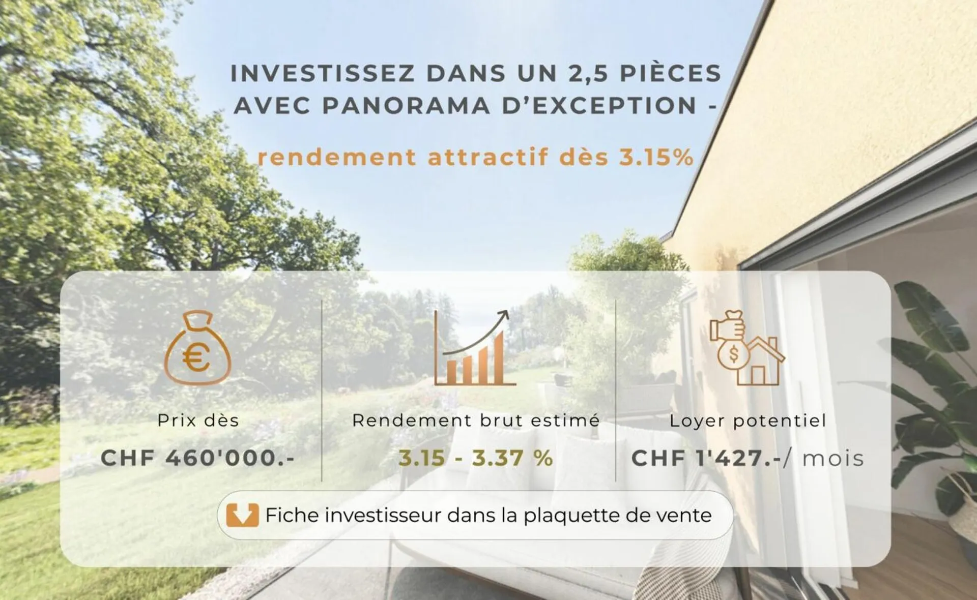 Investoren: 2,5 Zimmer mit hohem Ertragspotenzial