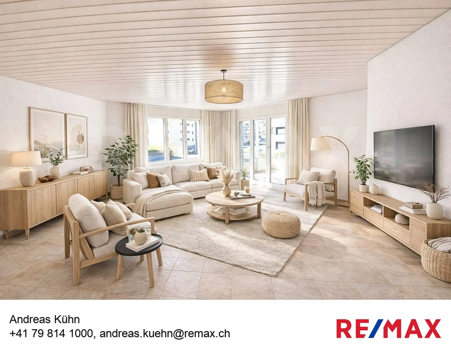 Komfortable 3.5 Zimmer Wohnung mit grossem Balkon und Garagenbox in Neudorf