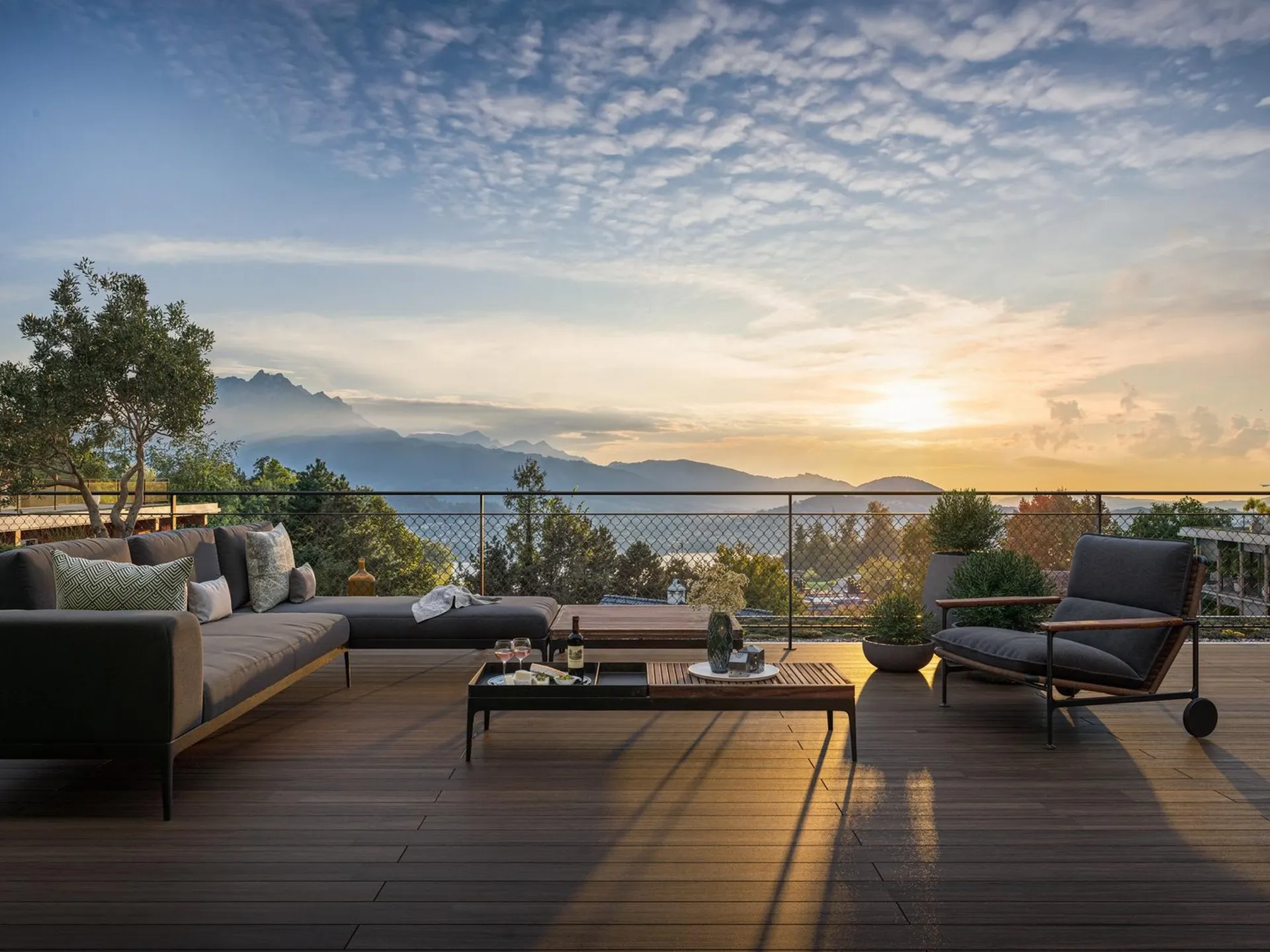 Appartement attique exclusif de 5 ½ pièces avec vue à couper le souffle