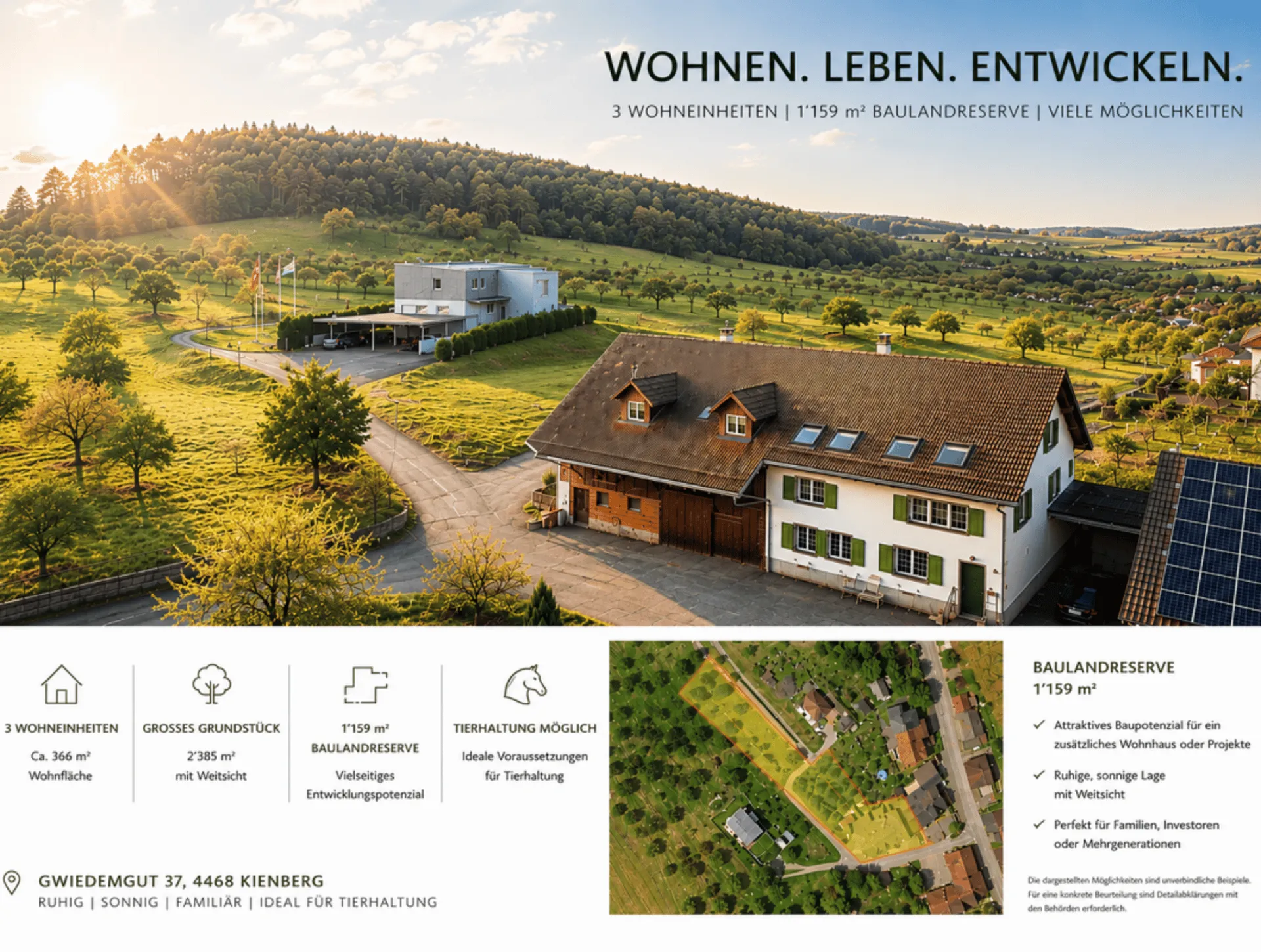 3-FAMILIENHAUS MIT BAULANDRESERVE