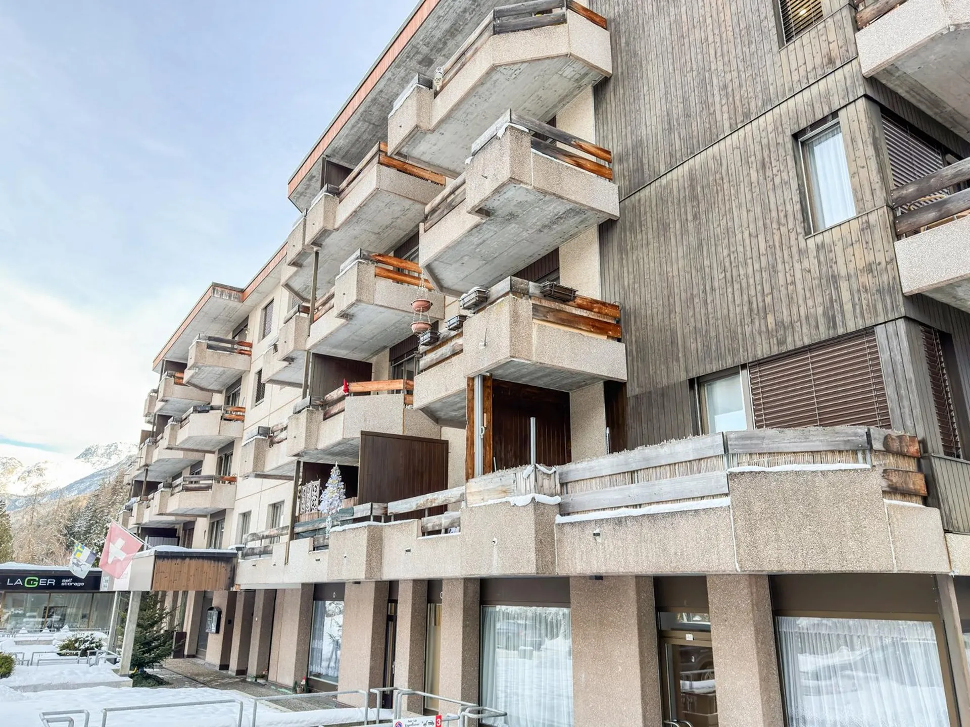Appartement 1 pièce à Vulpera avec vue sur les montagnes