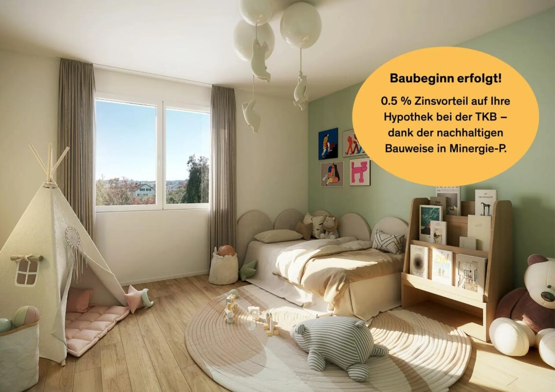 Neubauprojekt «Fliedergarten» - modernes Wohnen mit Stil und Nachhaltigkeit - hochwertige Garten-Maisonette