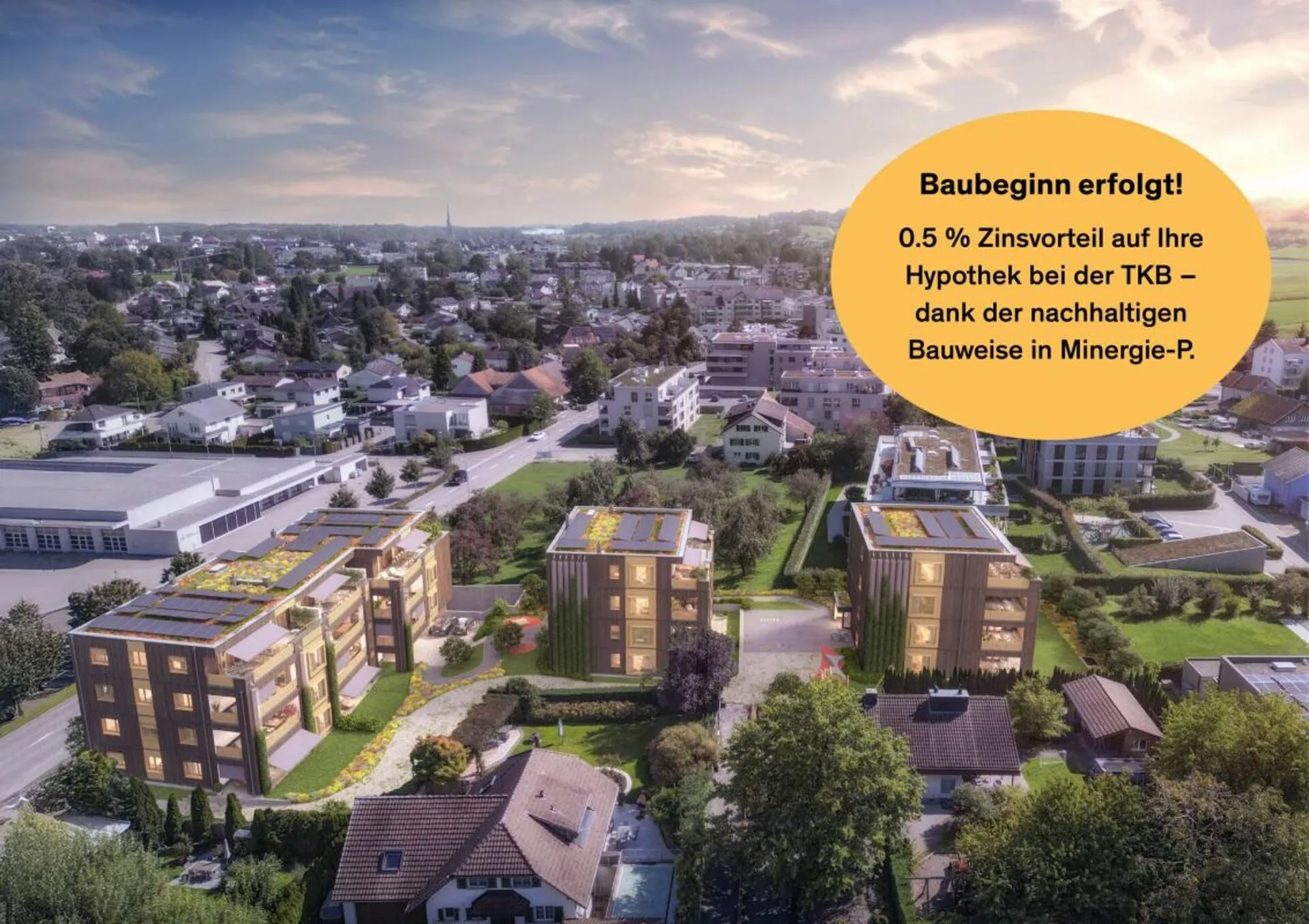 Neubauprojekt «Fliedergarten» - modernes Wohnen mit Stil und Nachhaltigkeit - hochwertige Obergeschosswohnung