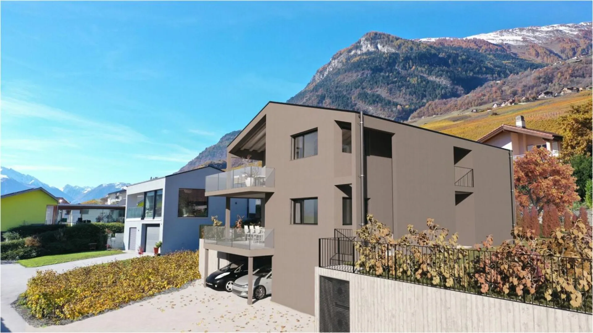 B - Les Coteaux de l'Arche - Attique 4.5 pces dans immeuble de 2 appartements