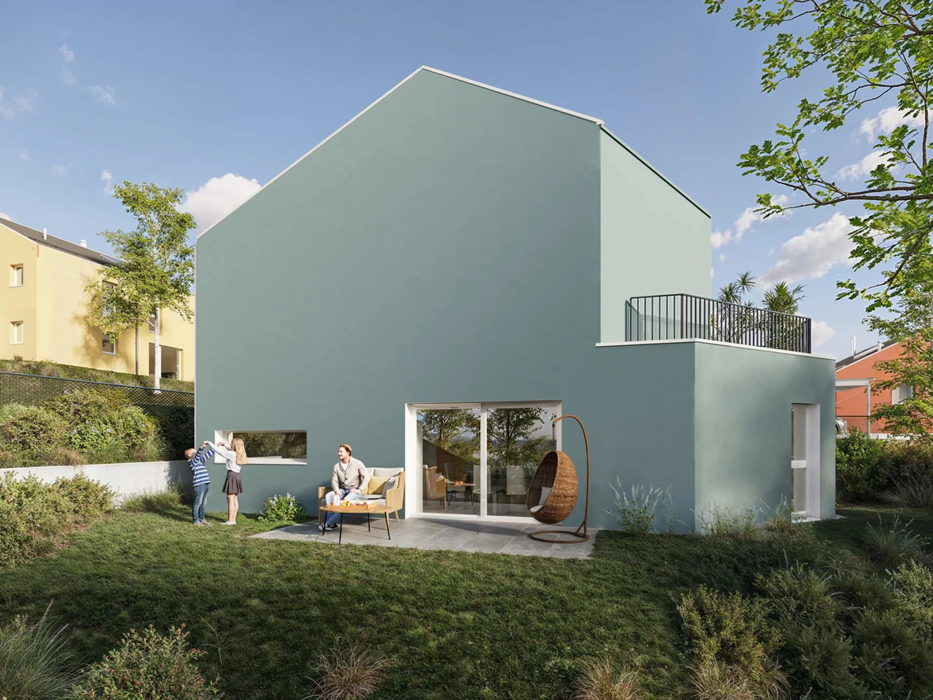 Sur la Cluse Villa 3B - Mitoyenne 4.5 pièces