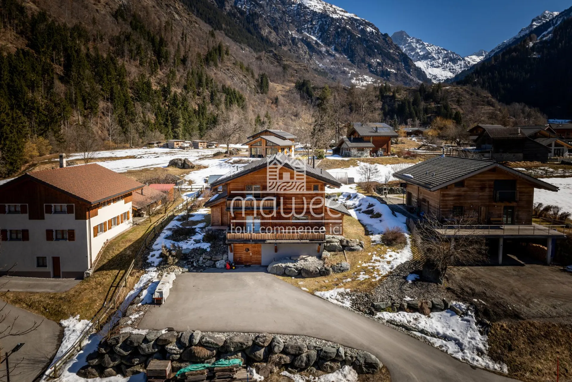 Chalet mit Charme von 6,5 Zimmern mit Blick auf das Val de Bagnes