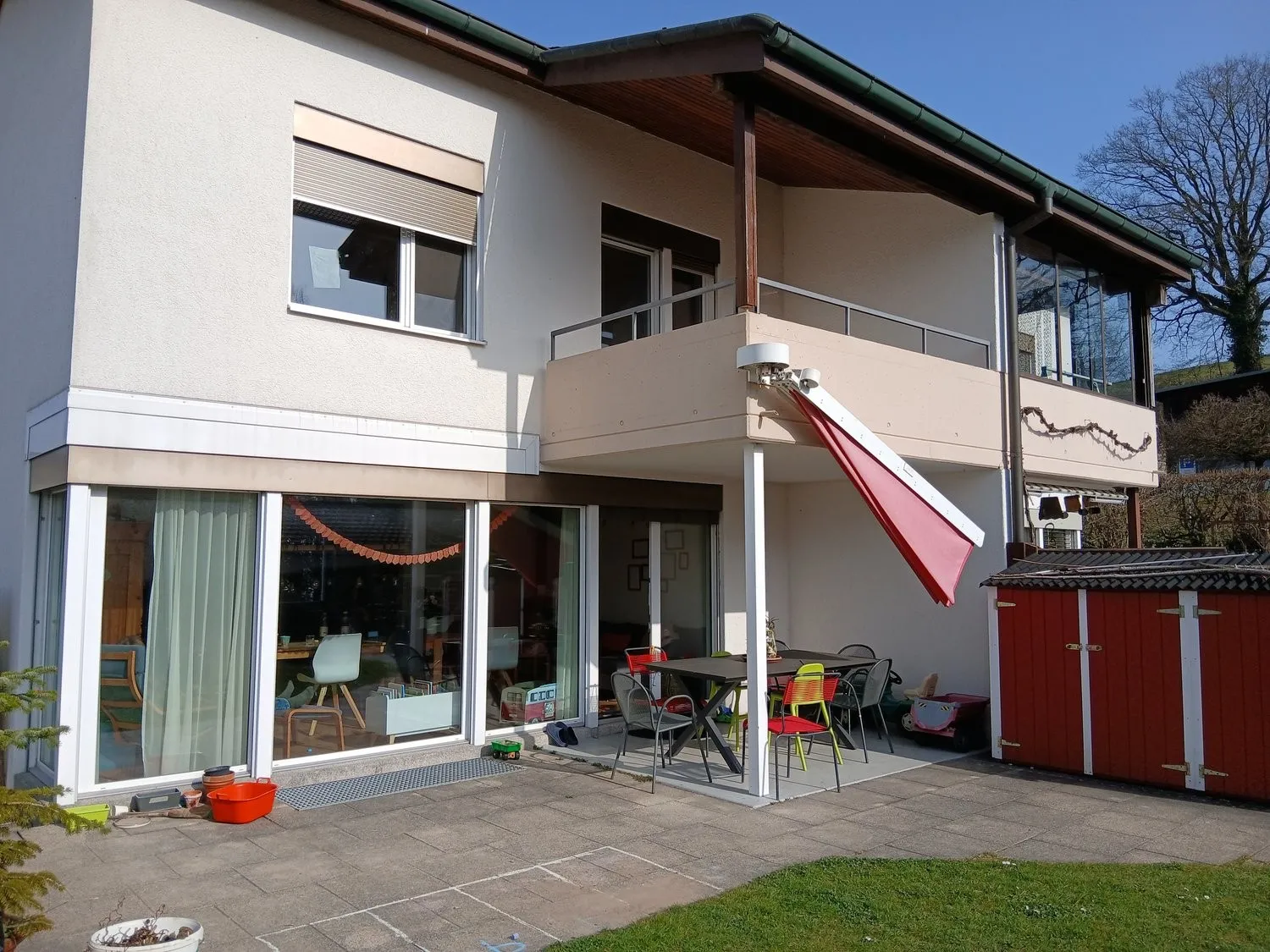 4½ ZIMMER-HAUS IN BUSSWIL B. BÜREN (BE), MÖBLIERT, TEMPORÄR