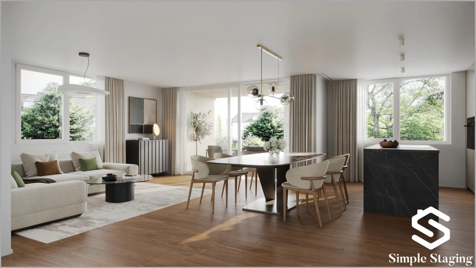 Exklusive Erdgeschosswohnung mit ca. 100 m2 Gartenanteil!