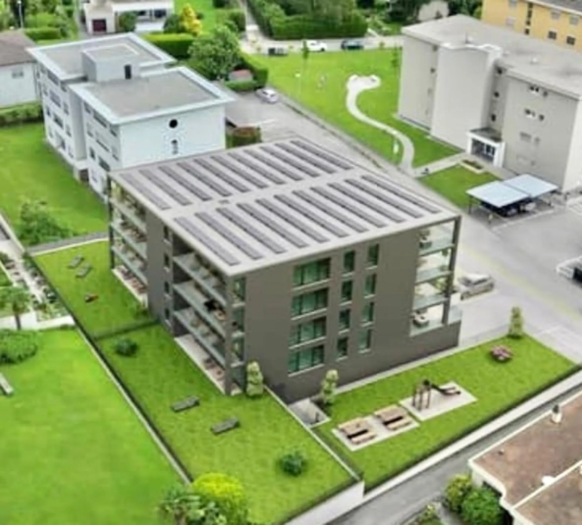 Appartement mit Garten 4,5 Zimmer in ruhiger Lage
