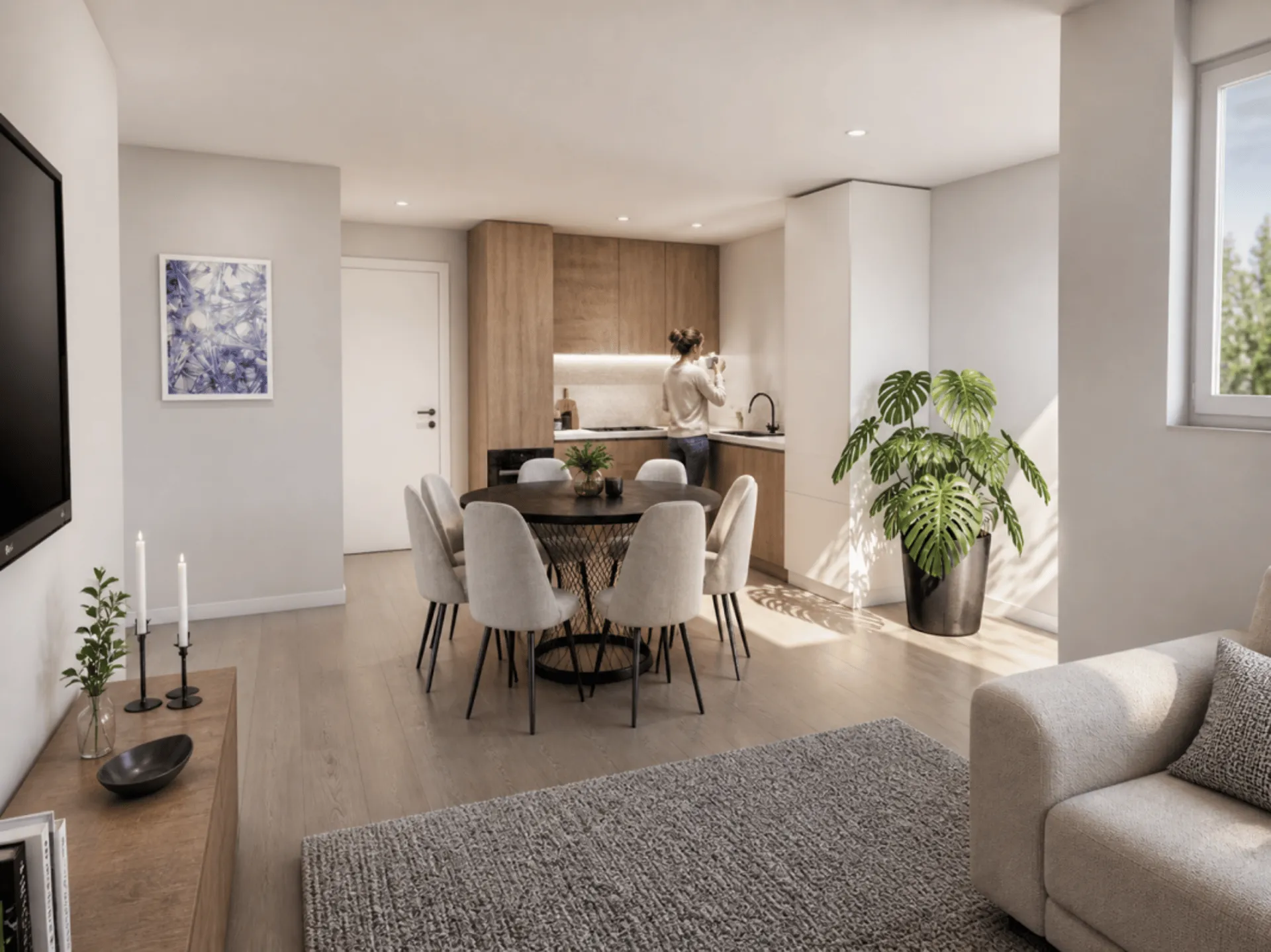 Where the world is still in order: Modern garden apartment embedded in a picturesque landscape!