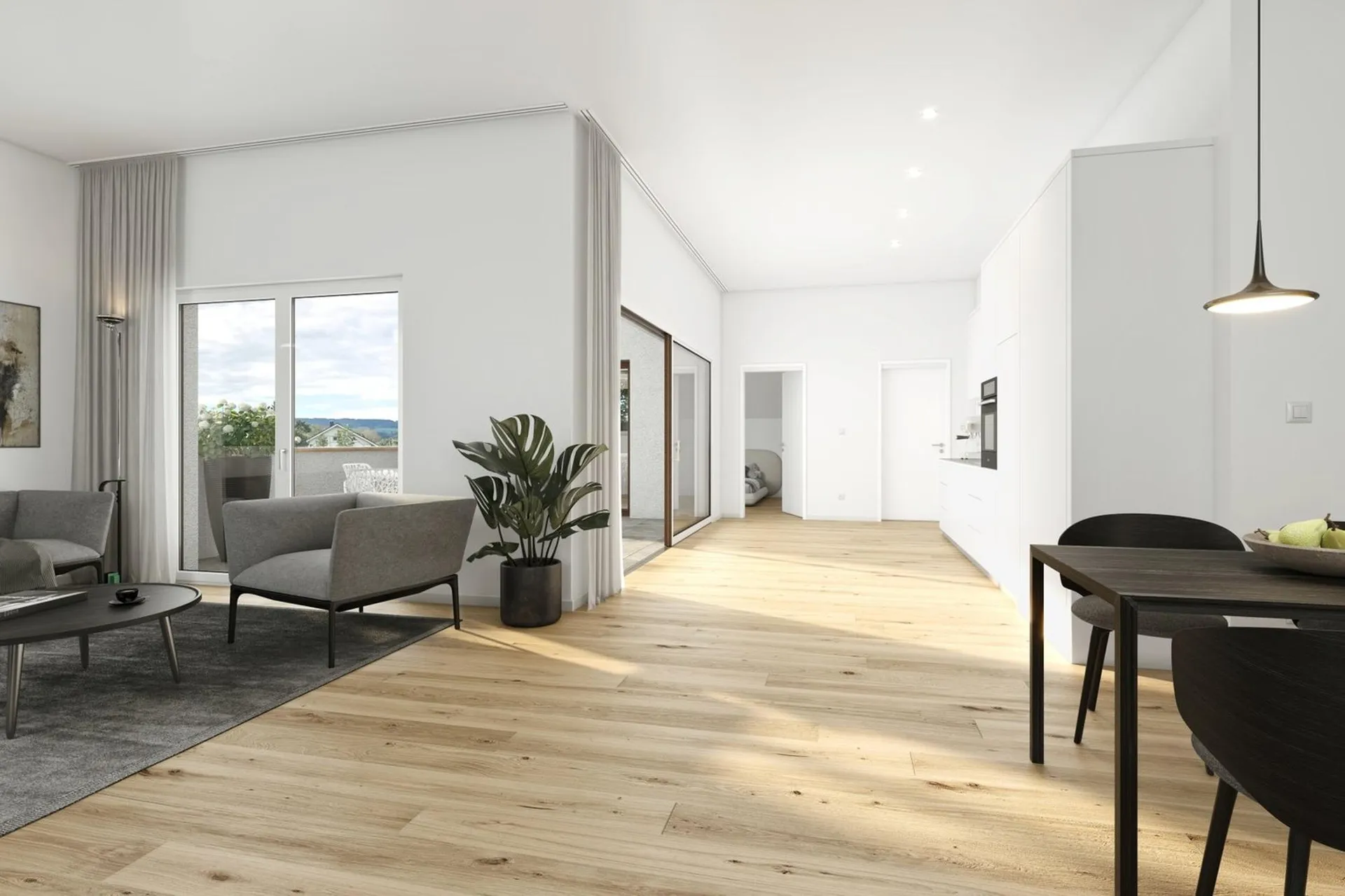 MODERNE & EXKLUSIVE 3.5 ZIMMER DACHWOHNUNG – ERSTVERMIETUNG
