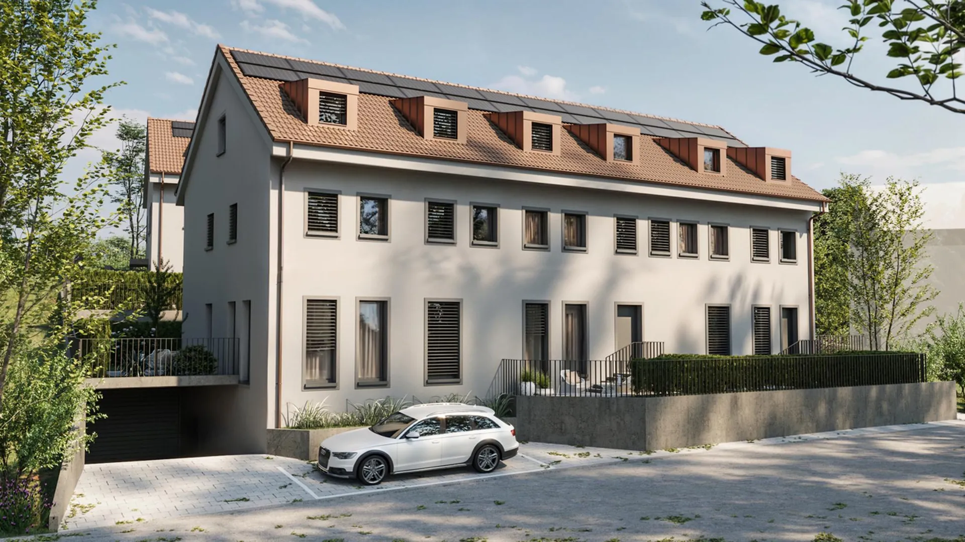 Exklusives Neubau-Reihen-/ Doppeleinfamilienhaus in Wohlenschwil AG