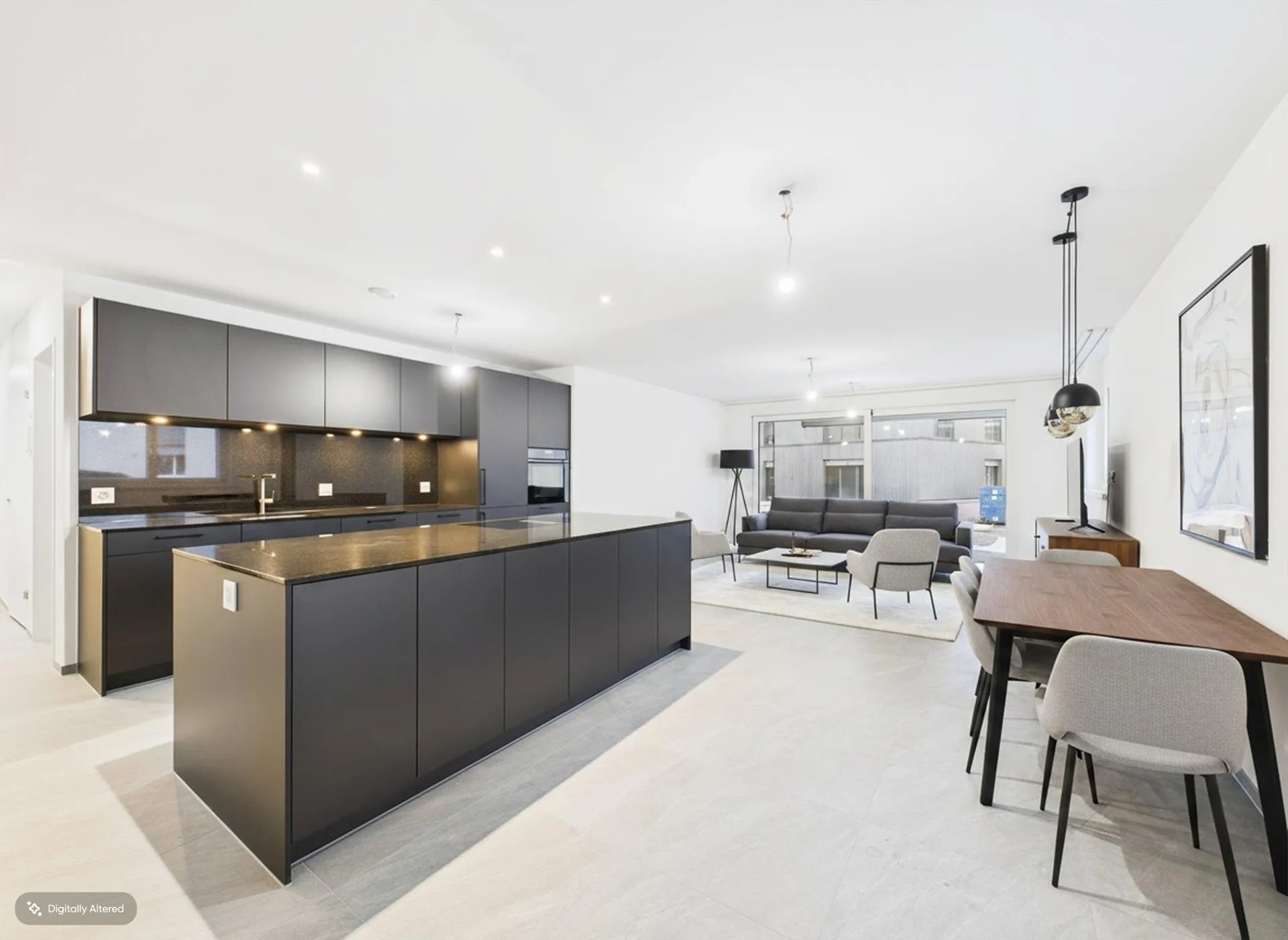 Moderne 4.5-Zimmer-Wohnung mit Garten- und Terrassensitzplatz in Bü...