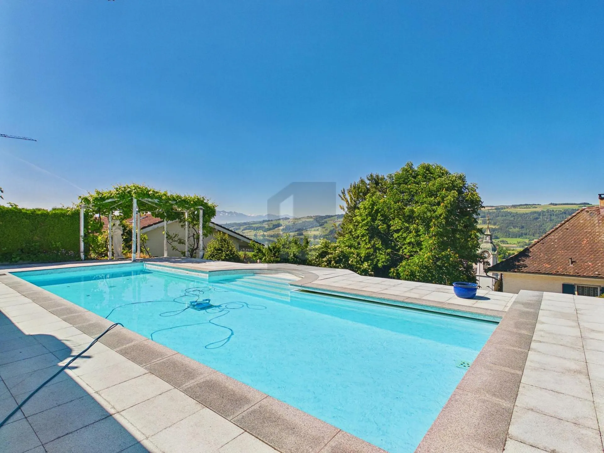 At the best location with pool and panoramic view!