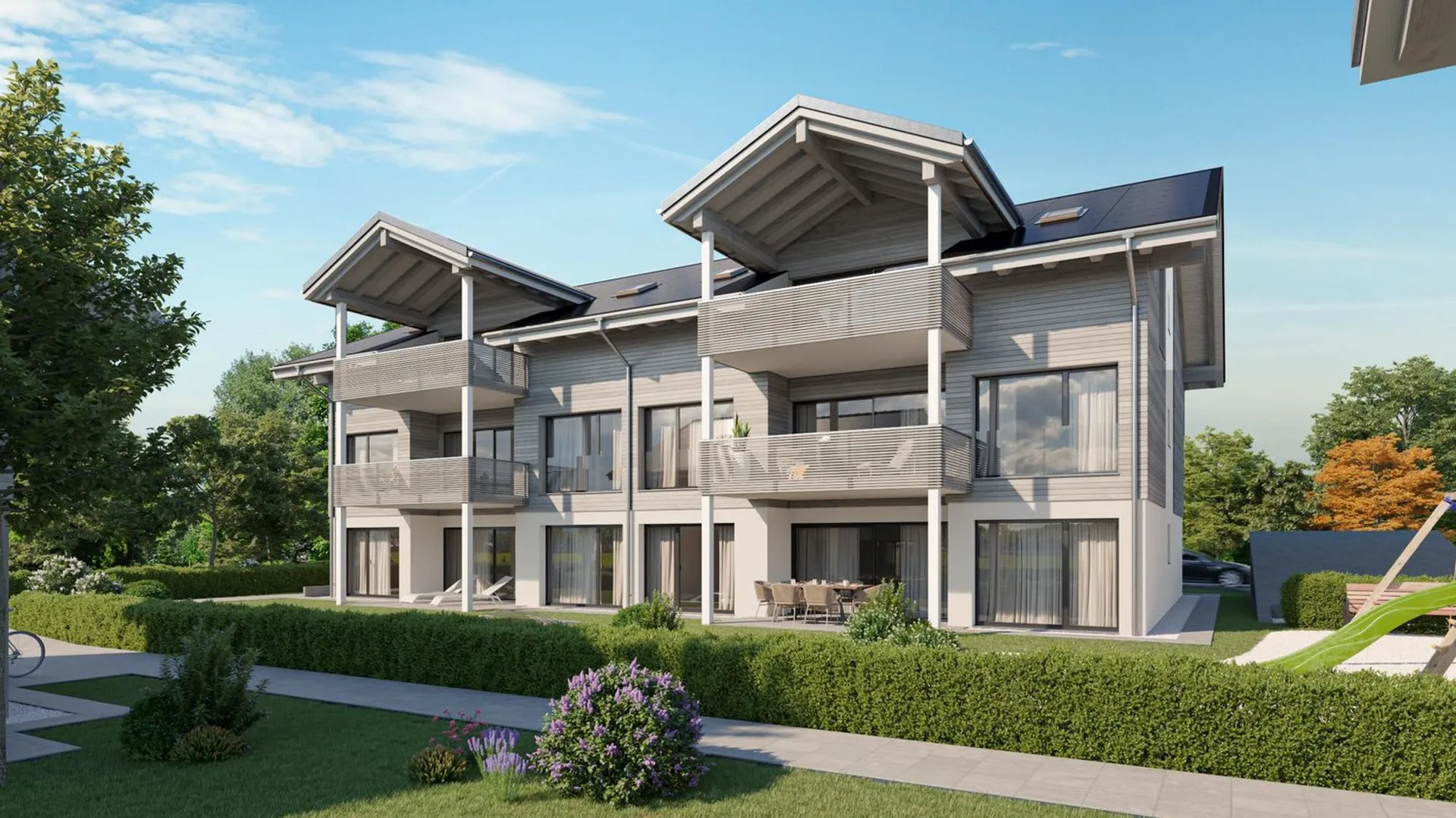 Vivere ad Amsoldingen: Appartamento moderno nuovo di 4,5 locali al pianterreno