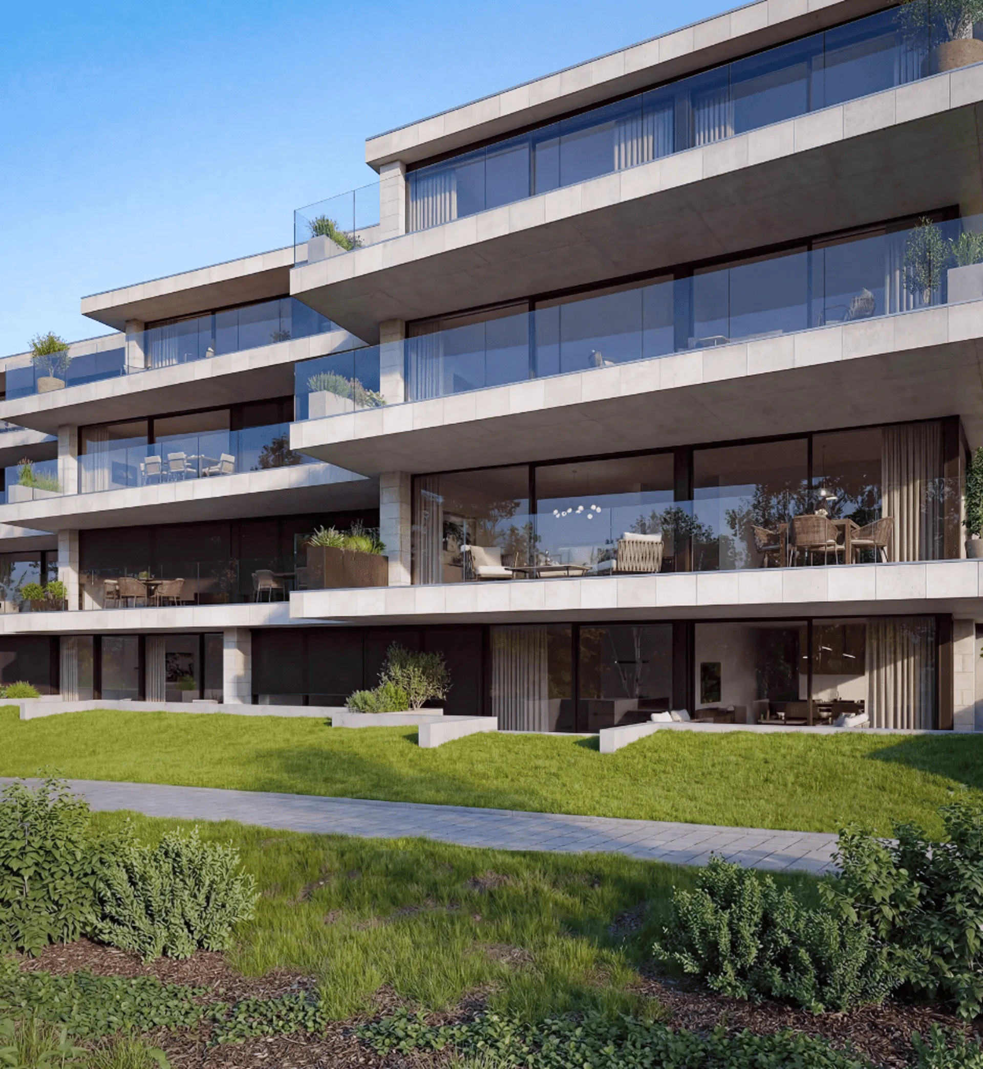 Exclusive 4.5-room garden apartment - New construction project Belvedere Egerkingen