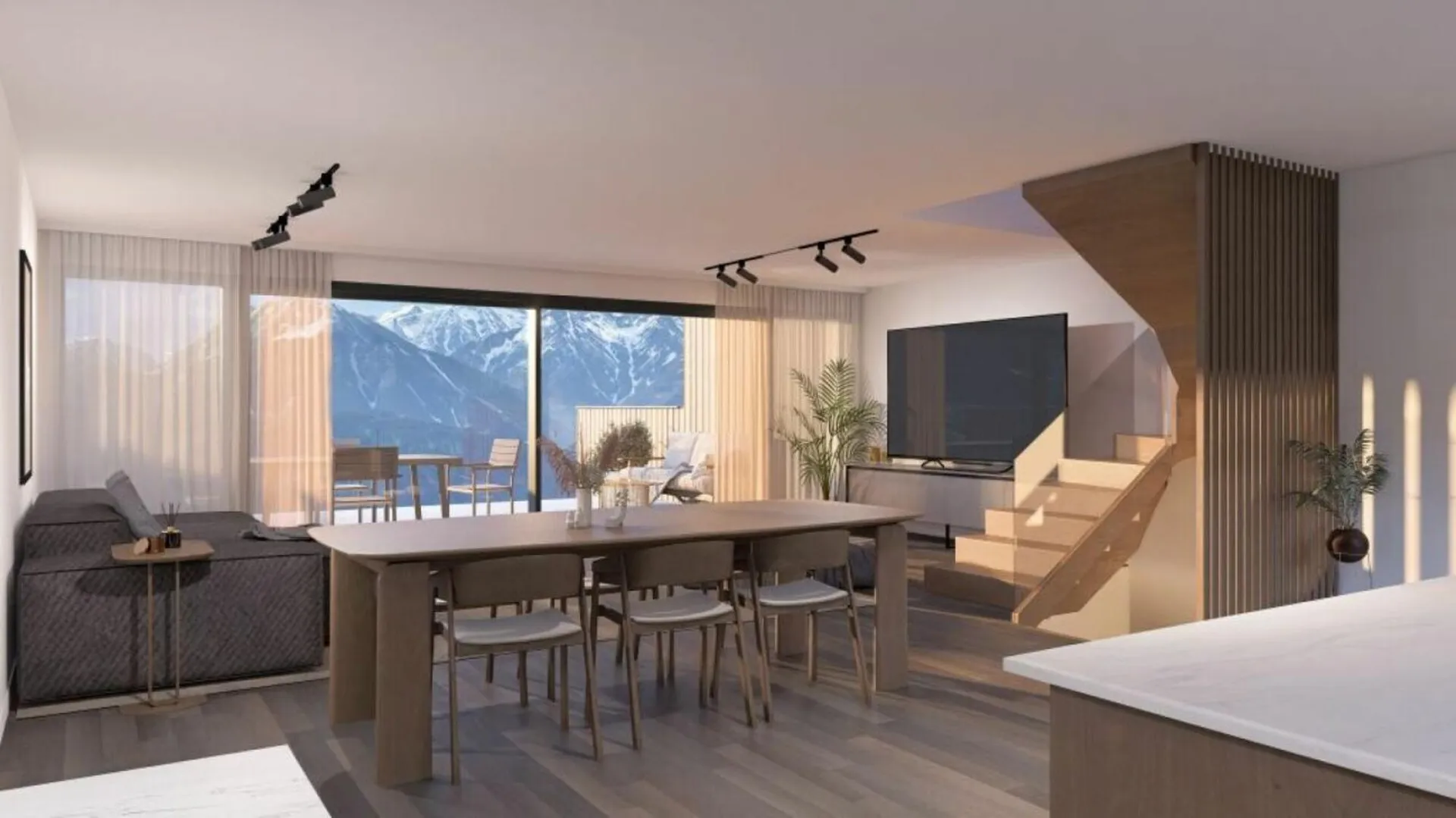 Magnifique villas jumelées à Vex - LOT6