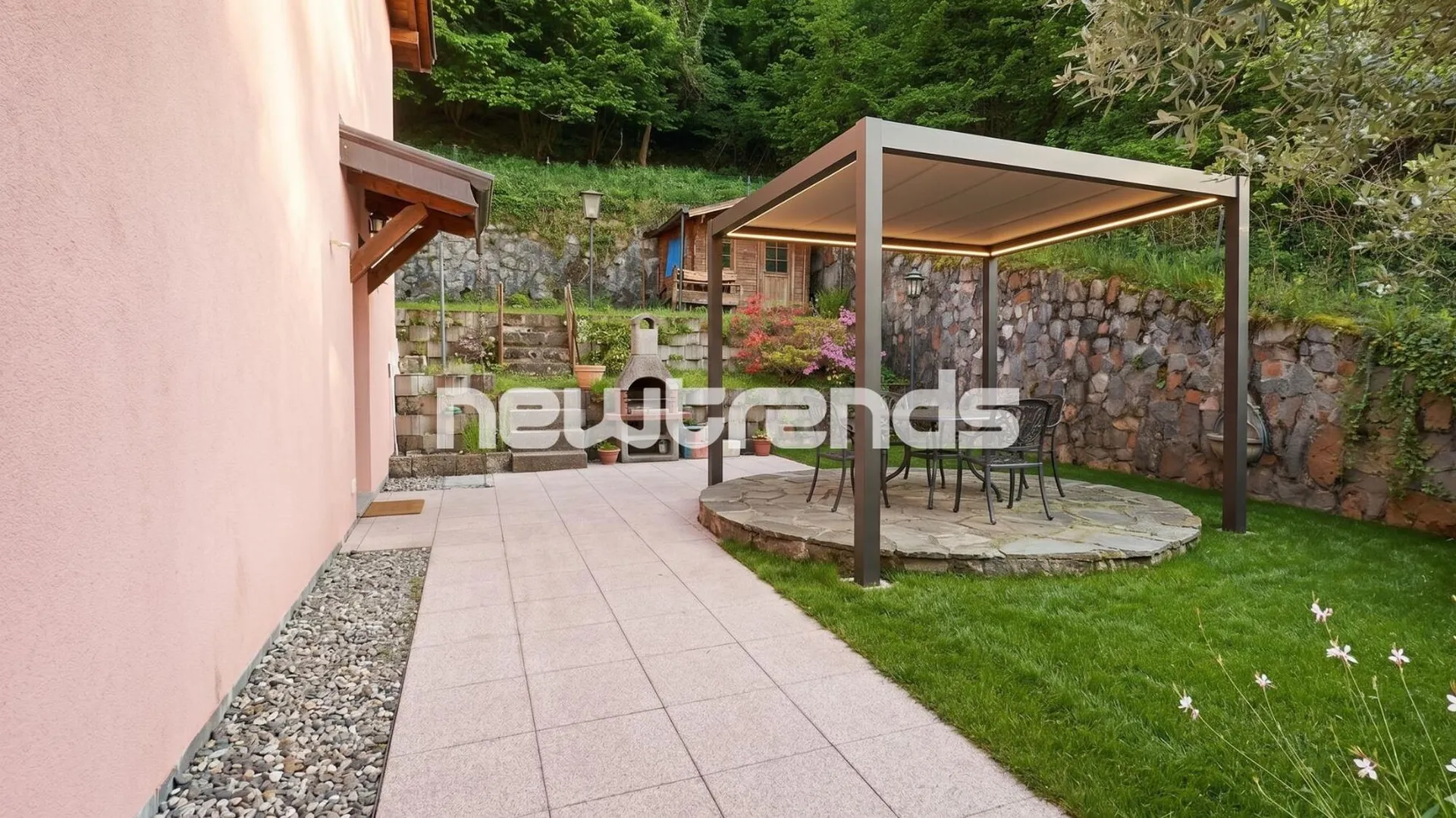 Barbengo: raffinata villa indipendente di 4.5 locali con giardino priv